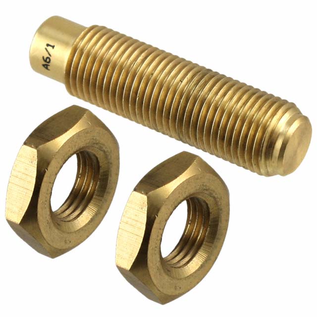 【M11/B10】MAGNET 0.394"DIA X 1.5"L BRASS